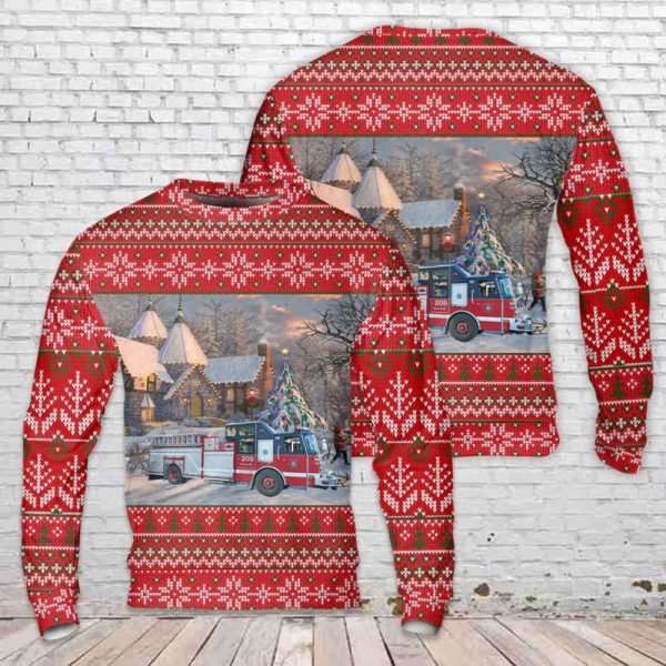 MONTREAL Fire Department Christmas Sweater – 3D DLTT0311BG06 Gift For Christmas