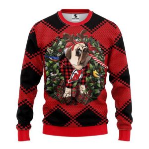 Nhl New Jersey Devils Pug Dog…