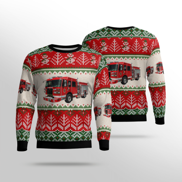 Get Festive with Ohio Columbus Division of Fire Ugly Christmas Sweater