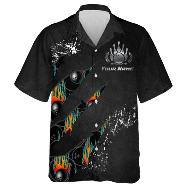Custom Bowling Hawaiian Shirts – Personalized Name Aloha Style for Friends Family & Team