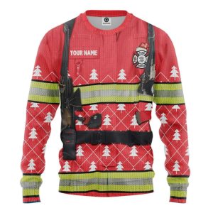 personalized custom name 3d firefighter ugly sweater.jpeg