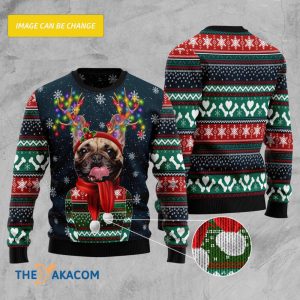 Personalized Ugly Christmas Sweater with My…