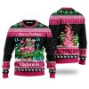 Pink Flamingo Christmas Ugly Christmas Sweater For Men & Women UH1411