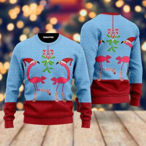 pink flamingos christmas funky pattern ugly christmas sweater for men women uh2205 1.jpeg