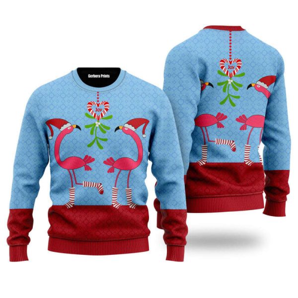 Pink Flamingos Christmas Funky Pattern Ugly Christmas Sweater – Gift For Christmas  UH2205