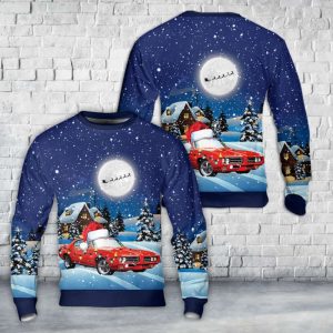 Pontiac GTO 1969 Christmas Sweater Gift…