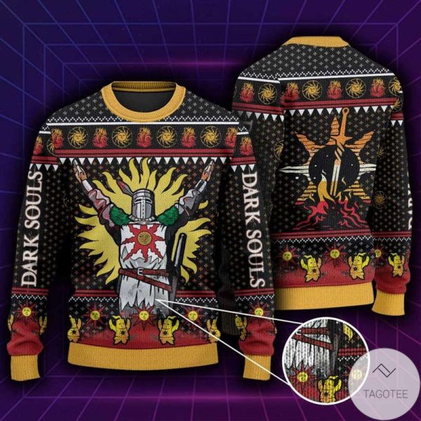 Praise The Sun with Bonfire: Unisex Ugly Christmas Sweater – Perfect Christmas Day Gift!
