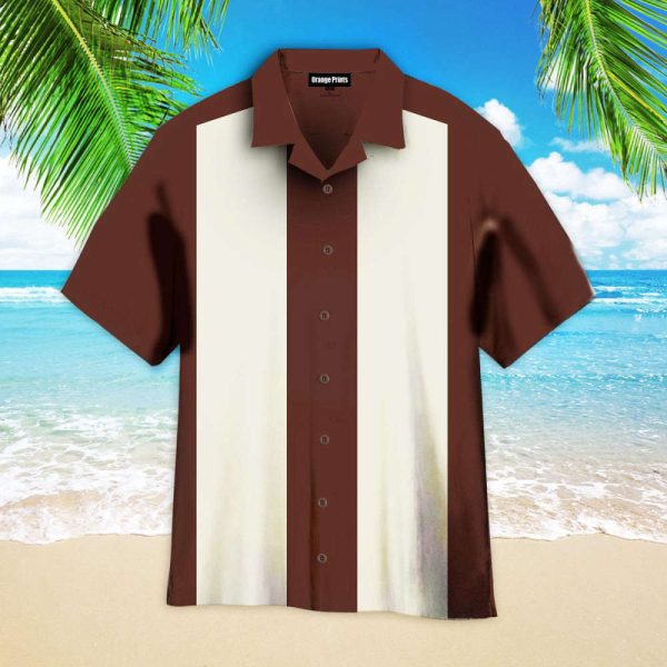 Retro 50s Casual Rockabilly Bowling Hawaiian Shirt For Unisex Gift HL2466