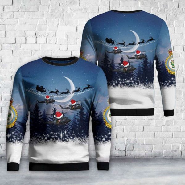 RCAF 427 Special Ops Bell CH-146 Griffon Christmas Sweater – Perfect Gift for Christmas