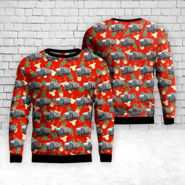 Christmas Sweater: Royal Netherlands Army Daf Truck 3D Gift