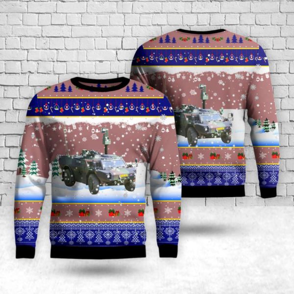 Royal Netherlands Army Fennek Christmas Sweater Gift For Christmas