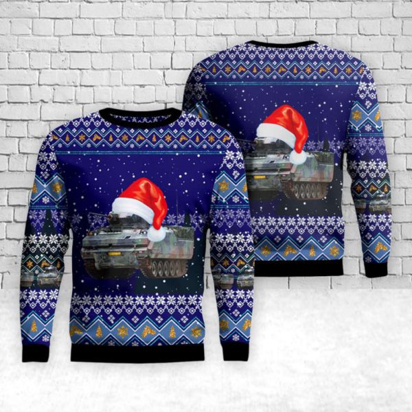 Netherlands Army YPR-765 Christmas Sweater: Unique 3D Gift for Xmas