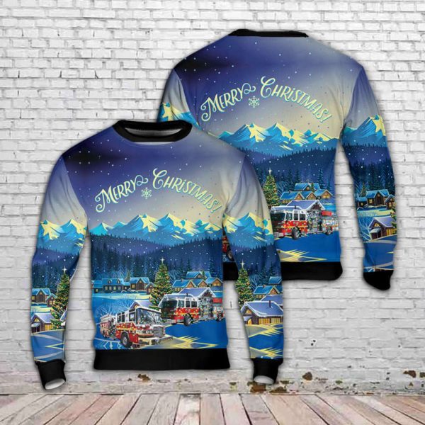 Seminole County Fire Department Christmas Sweater Gift For Christmas