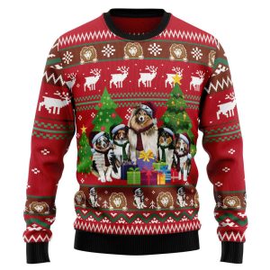 shetland sheepdogs family snow ugly christmas sweater festive and adorable holiday apparel.jpeg