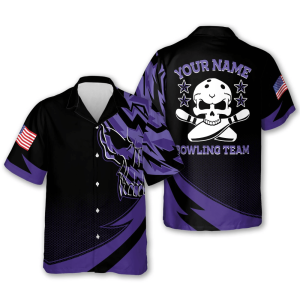 skull button down flag bowling hawaiian shirt bowling team shirt bowling gift 1.png