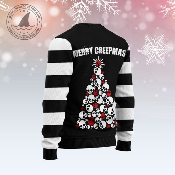 Skull Creepmas T2710 Ugly Christmas Sweater – Perfect Gift Noel Malalan – Christmas Signature