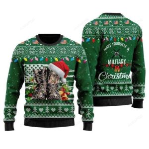 Soldiers Ugly Christmas Sweater – Military…