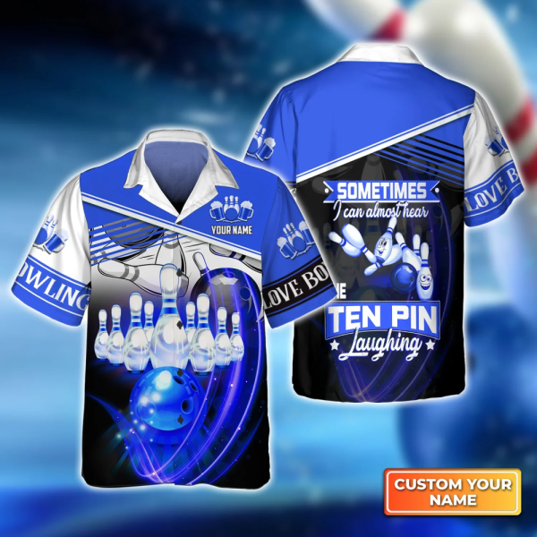 Hawaiian Bowling Shirt: Ten Pin Laughter for Men Women Bowling Team