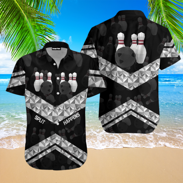 Split Happens – Bowling Hawaiian Shirt For Unisex HL2098