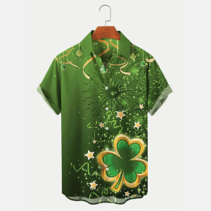 st patrick s hawaiian bowling shirts shamrock art men s gift 1.png