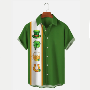 St Patrick s Hawaiian Bowling Shirts:…