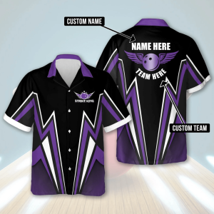 strike king bowling button down bowling hawaiian shirt summer gift for bowling team shirt 4.png