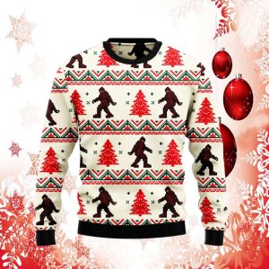 stylish bigfoot ugly christmas sweater knit wool holiday sweater gift for christmas.jpeg