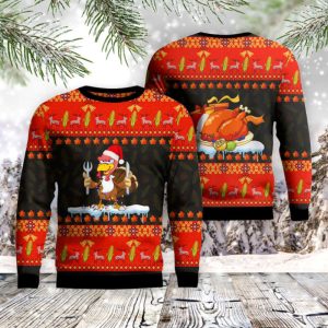 Thanksgiving Turkey Autumn Christmas Sweater Christmas…