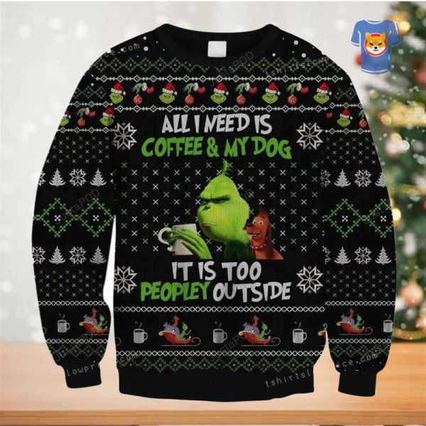 The Grinch Ugly Christmas Sweater Party: Coffee Dogs and Escaping People!