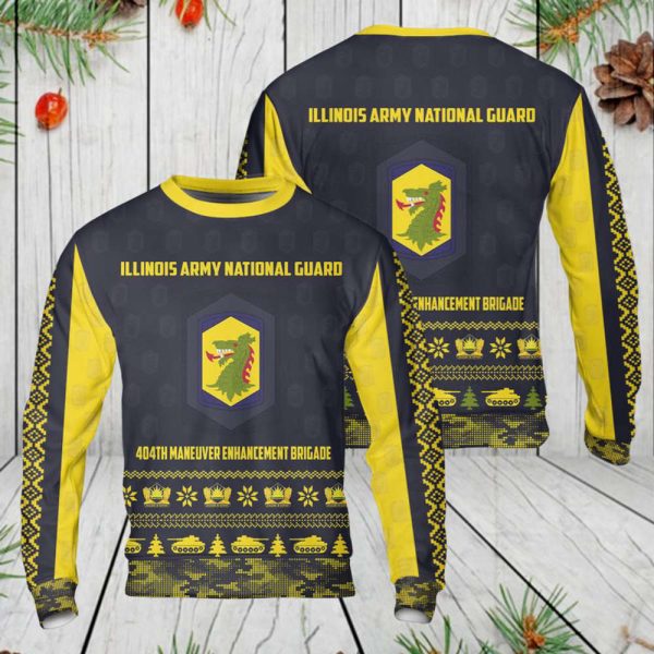 404th Maneuver Enhancement Brigade Christmas Sweater 3D – Perfect Gift for Christmas