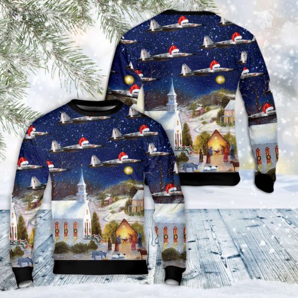 U.S. Marine Corps Northrop F-5N Tiger II Christmas Sweater Gift For Christmas