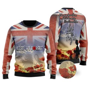 United Kingdom Veterans Ugly Christmas Sweater…