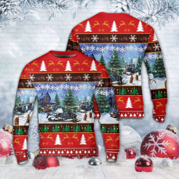 US Arctic Cat Snowmobiles Riot X Christmas Sweater Gift For Christmas