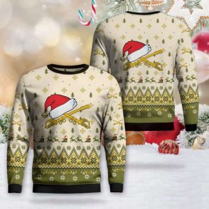 US Army Cavalry Branch Christmas Sweater…