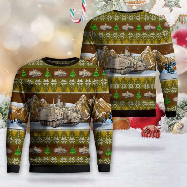 US Army M113 Armored Personnel Carrier Christmas Sweater Gift For Christmas