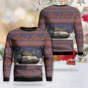 US Army M2A3 Bradley Christmas Sweater…