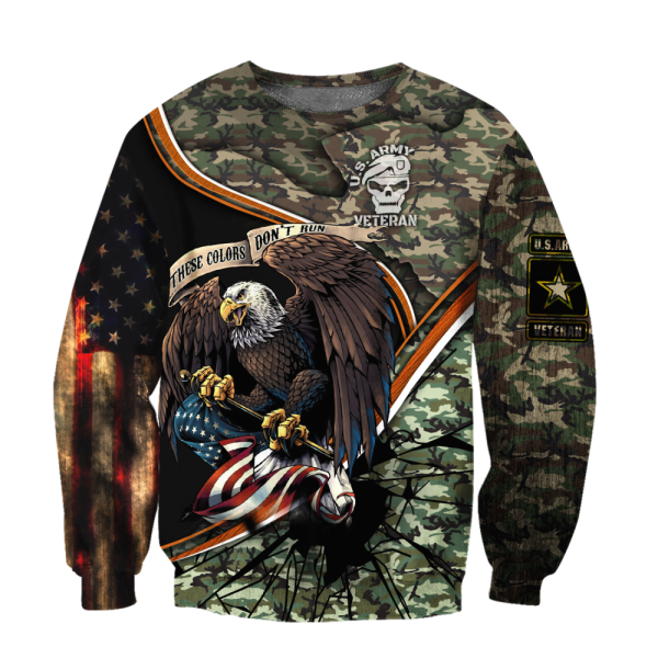 US Veteran Ugly Christmas Sweater – All Over Print Sweatshirt Perfect Christmas Gift