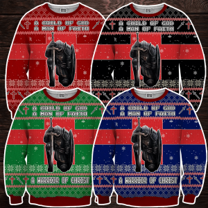 Warrior of Christ Christmas Sweater: Perfect…