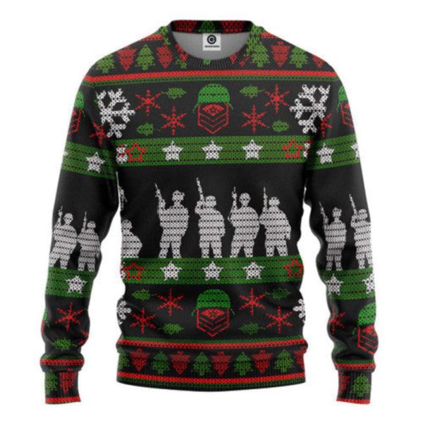 Veteran Soldier Christmas Sweater: Perfect Christmas Gift