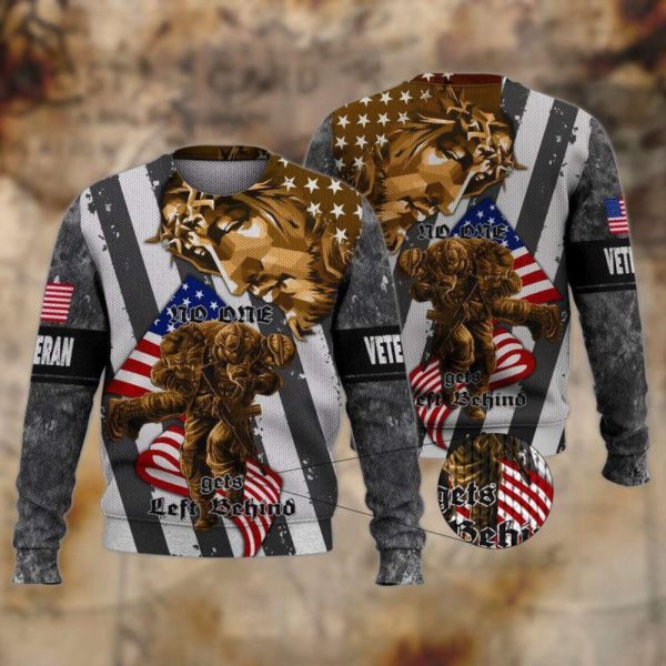Ultimate Veteran Ugly Christmas Sweater – Unique 3D All Over Print Gift