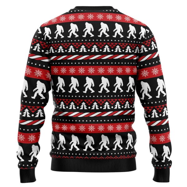 Get Festive with Vintage Bigfoot Ugly Christmas Sweater – Perfect Holiday Gift!- Gift for Christmas