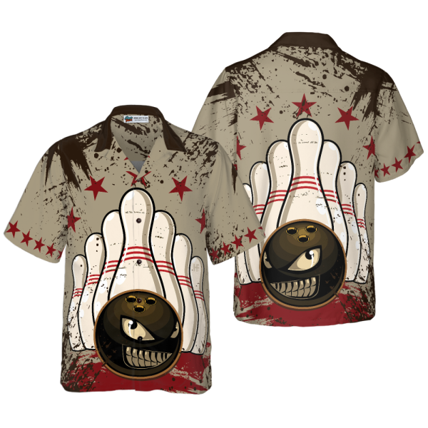 Vintage Hawaiian Bowling Shirt: Unique Gift for Bowling Players Friends & Family