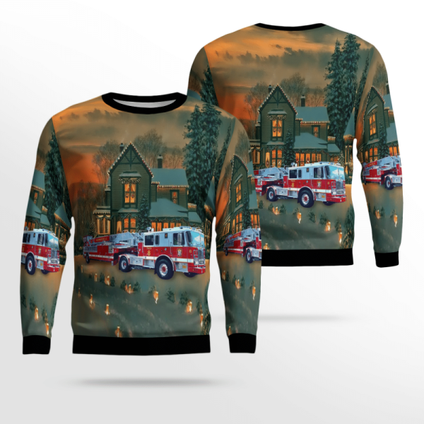 Washington DC Fire And EMS Ugly Christmas Sweater Perfect Christmas Gift