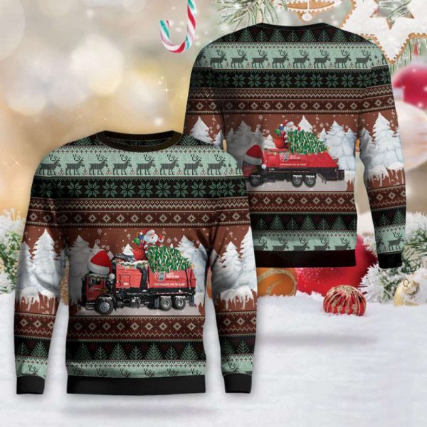 WIN Waste Innovations Waste Management Christmas Sweater 3D Gìt For Christmas