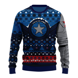 Cozy Winter Soldier Ugly Christmas Sweater…