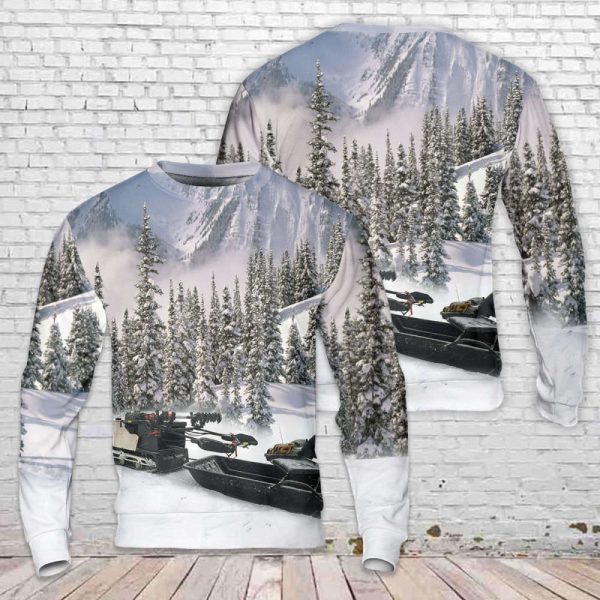 Stay Cozy & Festive: Snowmobile Ice Fishing Christmas Sweater