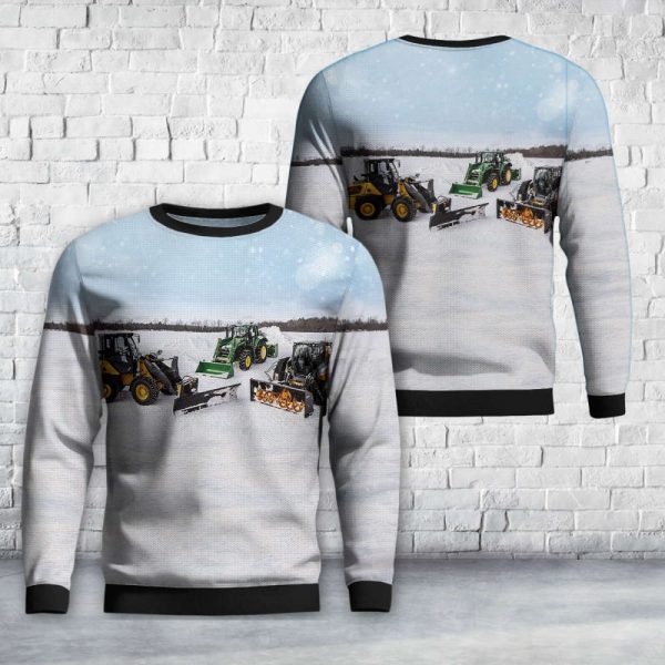 Stay Cozy and Festive with Snow Removal Equipment Christmas Sweater