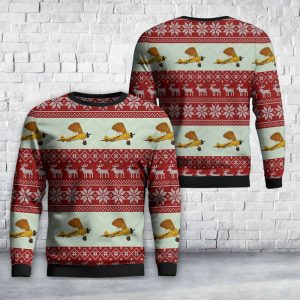 US Marines N2S-3 Stearman Christmas Sweater:…