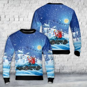 Stylish Porsche 911 Christmas Sweater: Festive…