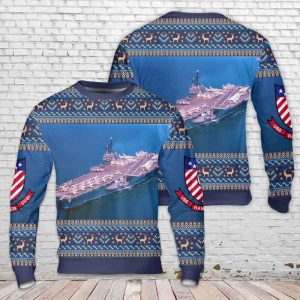 US Navy USS Ranger (CV/CVA-61) Christmas…